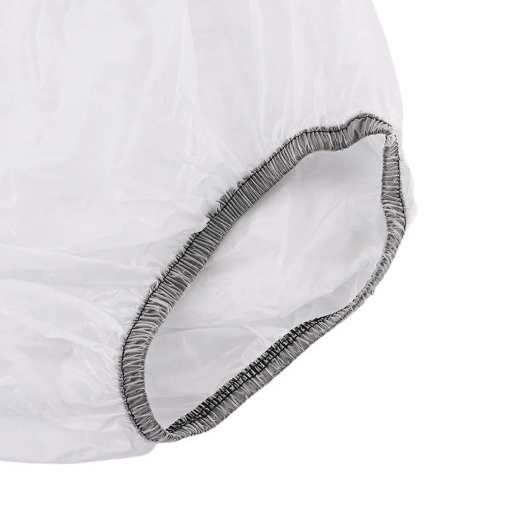PVC Adult Diaper Cover – Transparent Waterproof Elastic Waist Shorts for Men & Women