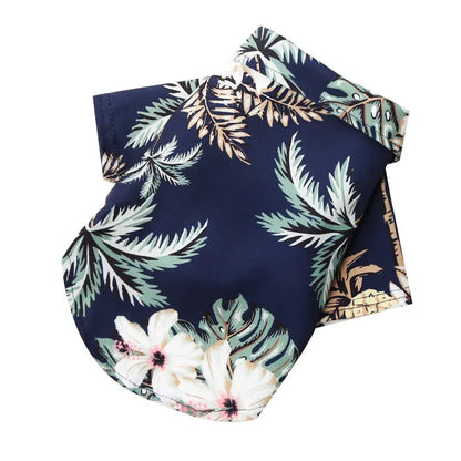Hawaiian Style Dog Shirt - Summer Beach Pet Clothing for Small & Medium Dogs and Cats