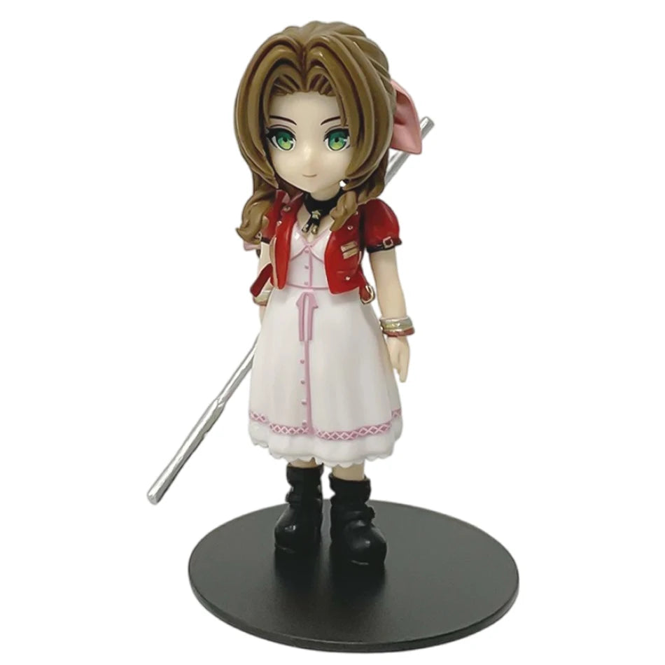 Anime 11-12cm Final Fantasy Figure Set – Cloud, Tifa, Aerith & Zack PVC Collectible Toy