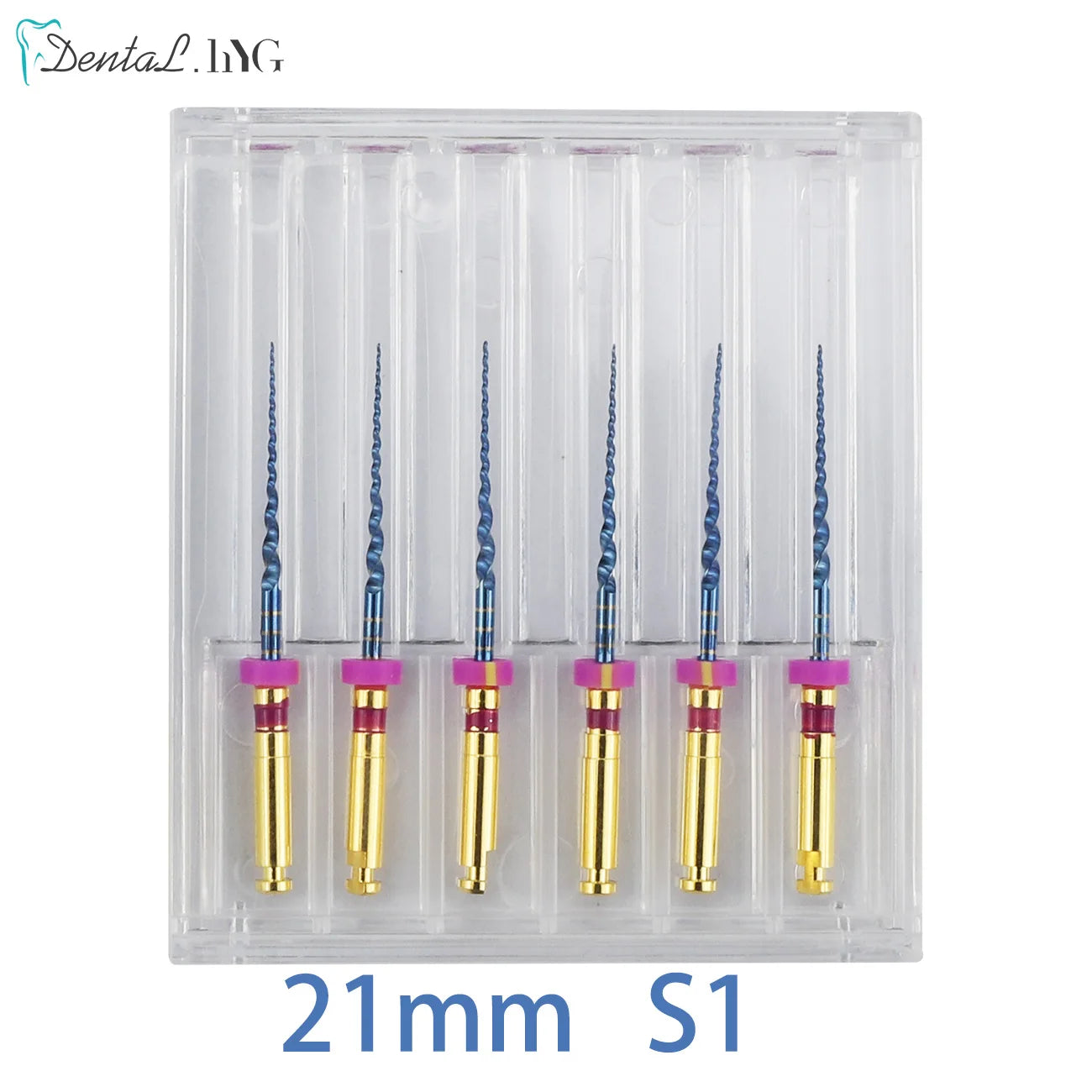 Dental SX-F3 Blue Nitinol Rotary Files – Endodontic Root Canal Engine Tool for Dentistry