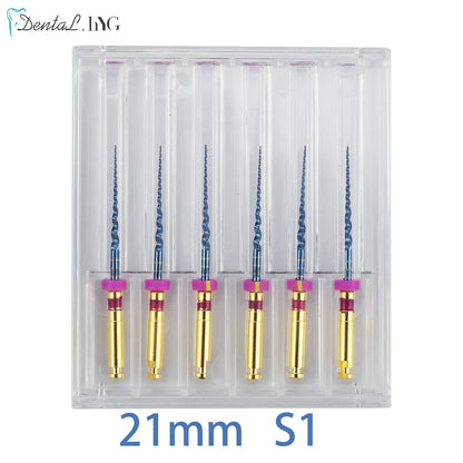 Dental SX-F3 Blue Nitinol Rotary Files – Endodontic Root Canal Engine Tool for Dentistry