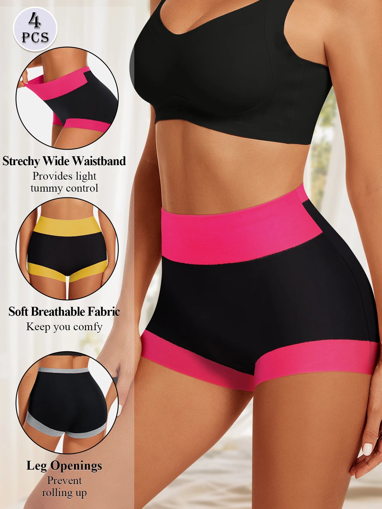 Women’s Fashion Shorts – Spring Summer 2024, Elegant Autumn Winter Underwear, Comfortable Ladies Wear