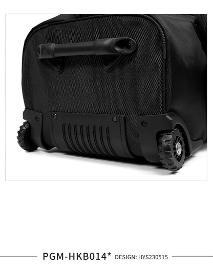 PGM Golf Aviation Bag – Hard Shell Anti-Collision Travel Bag with Roller Skating Belt, Men & Women, HKB014