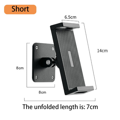 Adjustable Tablet Wall Mount Stand – 360° Rotating Long Arm Holder for 4.7–12.9" iPad, Phone & Tablet Desk Bed Cantilever Support Bracket