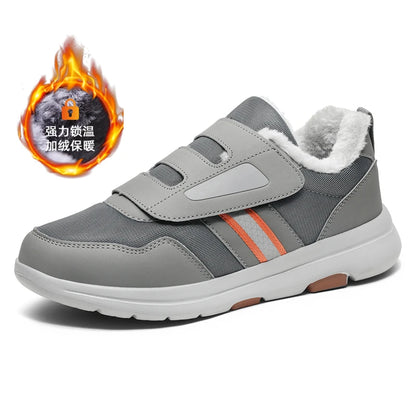 Men’s Adjustable Wide Diabetic Shoes – Orthopedic Walking Shoes for Swollen Feet, Bunion & Hallux Valgus Pain Relief for Elderly Comfort