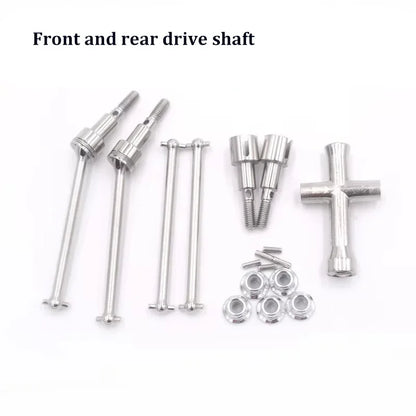 SCY Metal Upgrade Kit — Rear Suspension Hub, Rod, Swing Arm, Gear Bearing, Steering Cup & Drive Shaft for 16101Pro, 16102Pro, SG116 Max