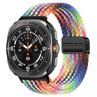 Magnetic Nylon Strap for Samsung Galaxy Watch Ultra 47mm – Adjustable Loop Bracelet Band Accessory