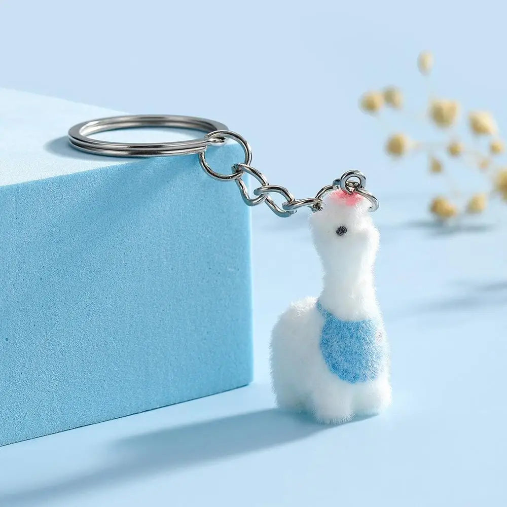 Cartoon Plush Koala Keychain – Cute Fluffy Doll Bag Pendant, DIY Keyring Charm Gift for Women