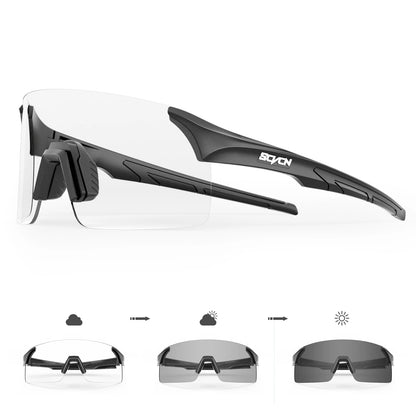 SCVCN Photochromic Sunglasses for Cycling & Outdoor Sports - Men & Women's MTB Climbing Eyewear, Driving Bicycle Goggles