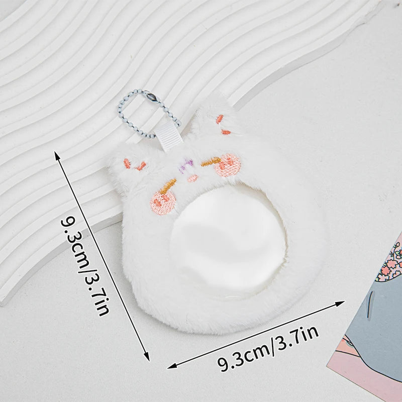 Cute Plush Photo Card Holder - Kpop Idol Bus Card Protector & Picture Album Case