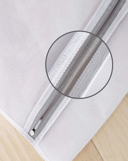 Reusable Zipper Laundry Bag for Washing Machine – Coarse Mesh Organizer for Lingerie, Shoes, Bras & Clothes