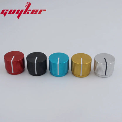 Aluminum Flat Top Bass Knob - 16MM Guitar Control Knob Available in Five Colors for Electric Bass