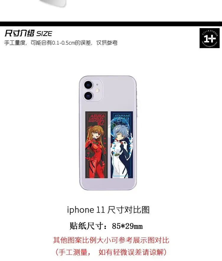 Neon Genesis Evangelion EVA-01 Sticker – Waterproof Glossy Anime Chassis Decal, Wholesale Gift