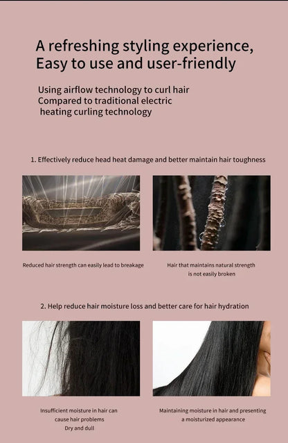 7-in-1 Multifunctional Hair Styling Set – Curling Iron, Hair Dryer & Straightener for Salon-Quality Home Styling