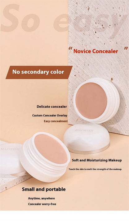 Waterproof Full Coverage Concealer – Natural Finish Foundation for Tattoos, Scars, Dark Circles, Acne, and All Skin Types