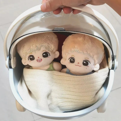 Labubu Baby Stroller Storage Box & Space Module Doll Cradle — Doll Bed Furniture & Accessories for Labubu Dolls