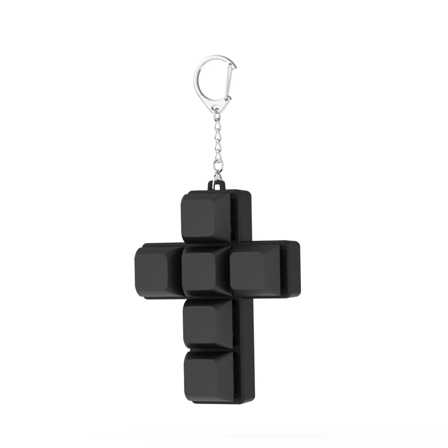 DIY Keyboard Key Toy - Stress Relief Fidget Button Keychain & Fidget Keycap Toy
