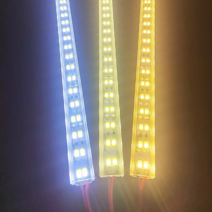 72LED Super Bright Light Bar - 50cm DC12V Aluminum Strip Lamp for Kitchen & Shelf Lighting
