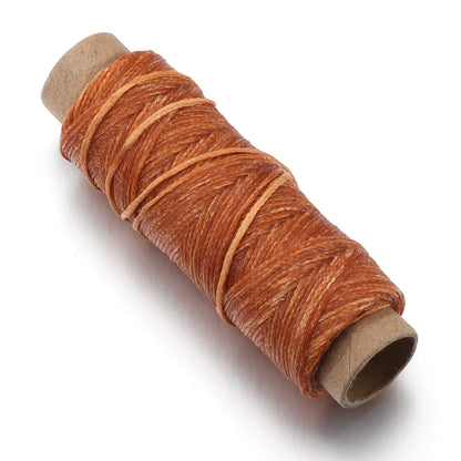 50 Yards Waxed Leather Thread Cord – 150D 1.0mm for Hand Stitching, DIY Bracelets & Jewelry Making