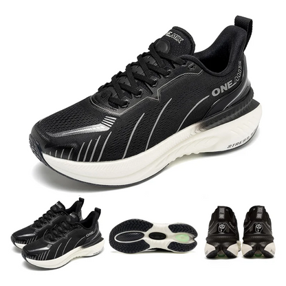 ONEMIX Cushioning Running Shoes - Heavy Runner Support Non Slip Athletic Sneakers for Men & Women Outdoor Sports