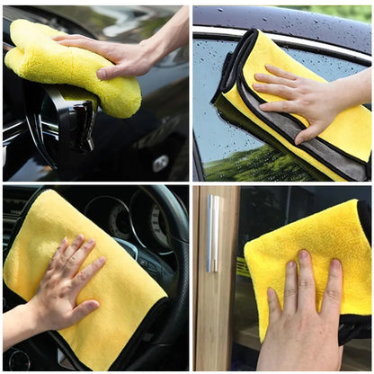 Microfiber Car Wash Towel 30x30/60cm – Ultra Absorbent Car Cleaning & Drying Cloth for Detailing & Car Care Maintenance