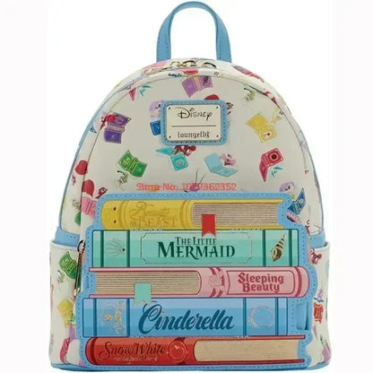 Loungefly Disney Princess Books Classics Bag – Women’s Double Strap Shoulder Purse & Kids Backpack, Perfect Gift for Girls