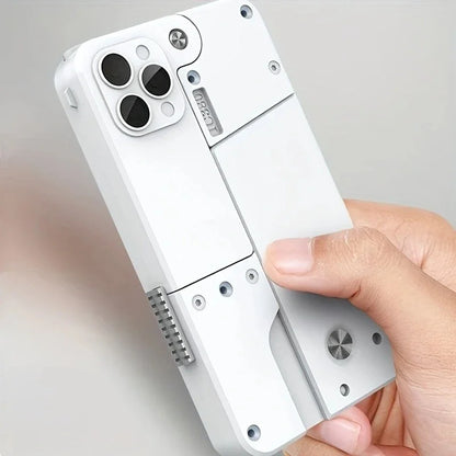 Foldable Mobile Phone Shaped Soft Bullet Gun Toy - Creative Pistol Toy for Kids and Adults