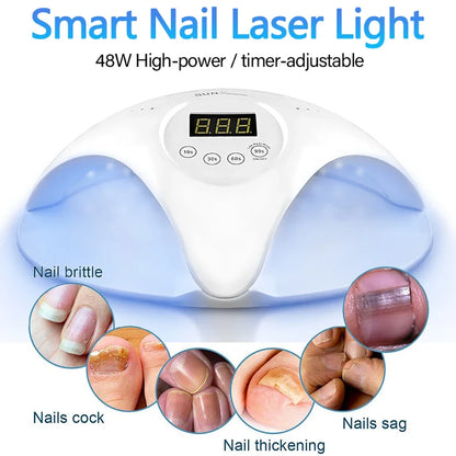 2-in-1 Fungal Nail Laser Device – Fast Repair for Toenail & Fingernail Fungus, Onychomycosis Treatment & Foot Care