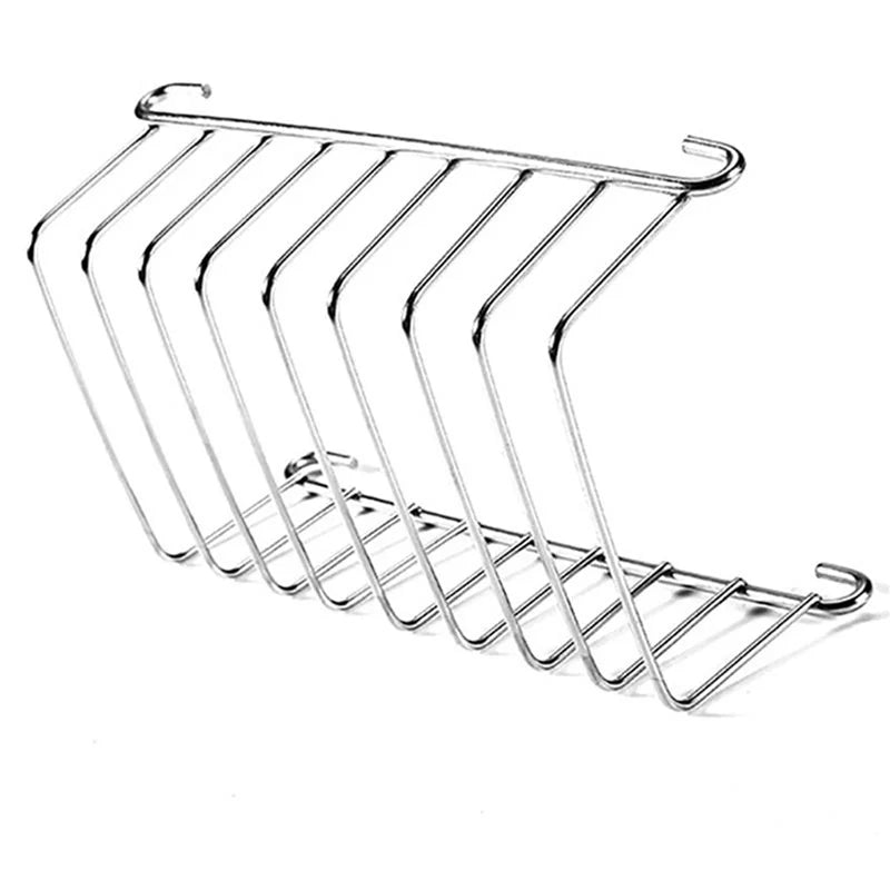 Stainless Steel Toast & Bread Rack – Rectangle Food Display Tool for Air Fryer & Kitchen Accessories