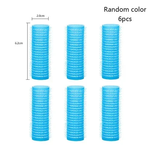 Jumbo Self-Grip Hair Rollers – Heatless Curlers for Salon & Home, Sticky Hair Styling Tools