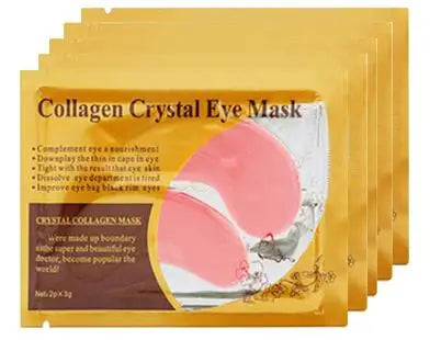 20 Pcs Gold Collagen Crystal Eye Masks – Firming & Moisturizing Nourishing Eye Patches