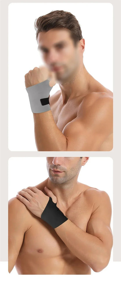 Ultra-Thin Elastic Wristband — Adjustable Breathable Compression Wrist Guard for Tendon Support & Pain Relief