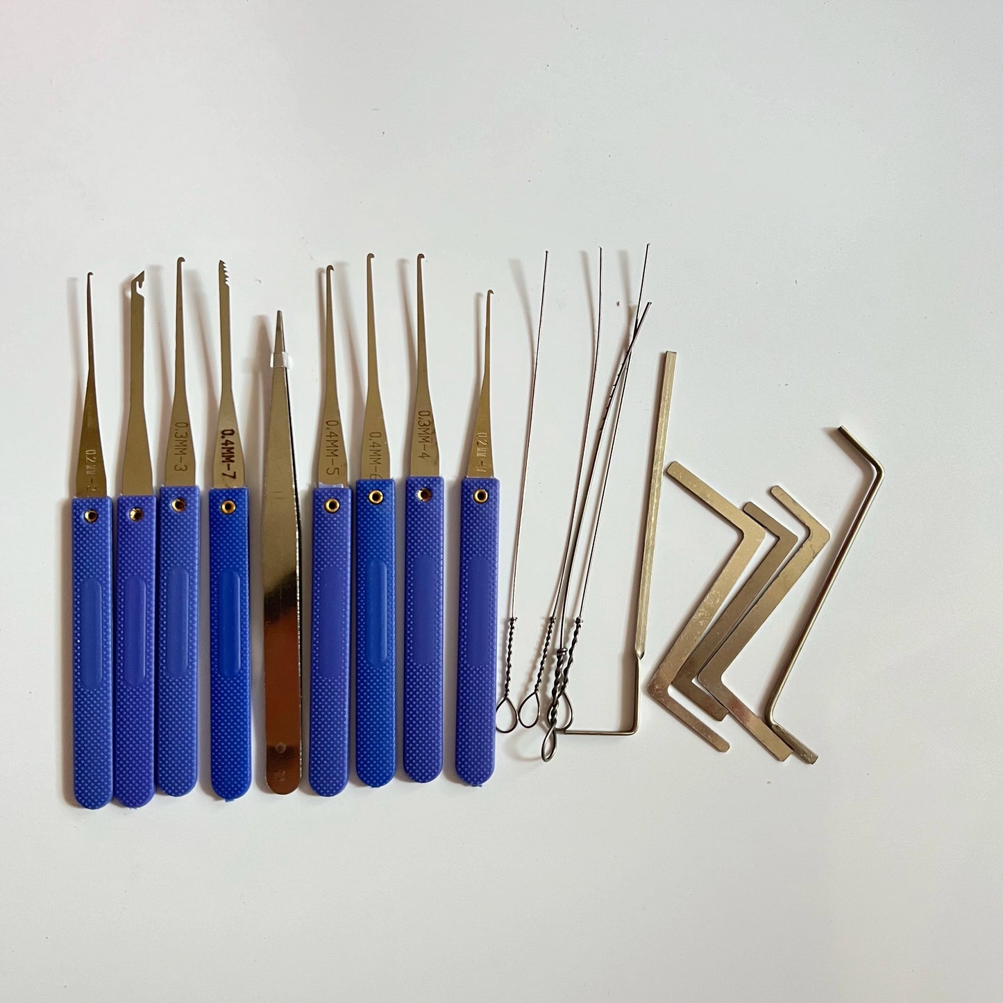 18-in-1 Locksmith Broken Key Extractor Tool Kit - Key Removal Set with Tension Wrench for Home & DIY Lock Repair