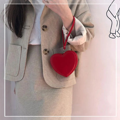 JIOMAY Designer PU Leather Wallet – Cute Heart Purses & Business Wallets for Women & Girls 💖👜