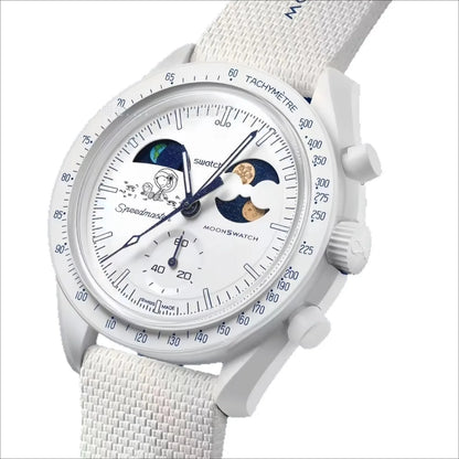 Anime Snoopy Quartz Watch - Luminous Chronograph Sports Wristwatch with Nylon Strap