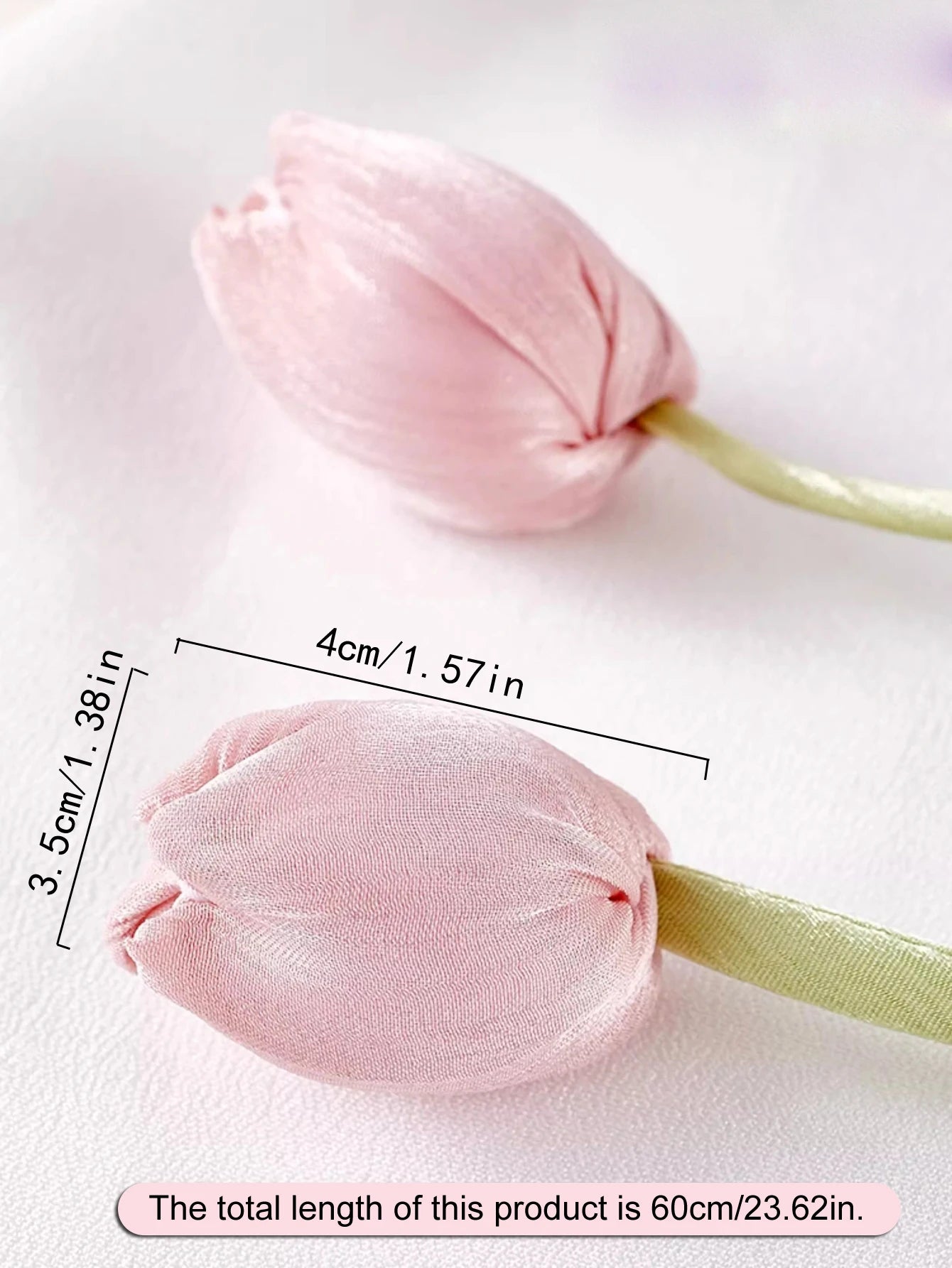 2PCS Tulip Flower Curtain Tiebacks – Rustic No-Damage Holdbacks for Living Room & Bedroom Decor