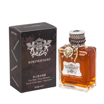 Oud Wood and Sandalwood Men's Perfume Spray - Flirting Pheromone, Long-Lasting Romance, Ideal Valentine's Day Gift