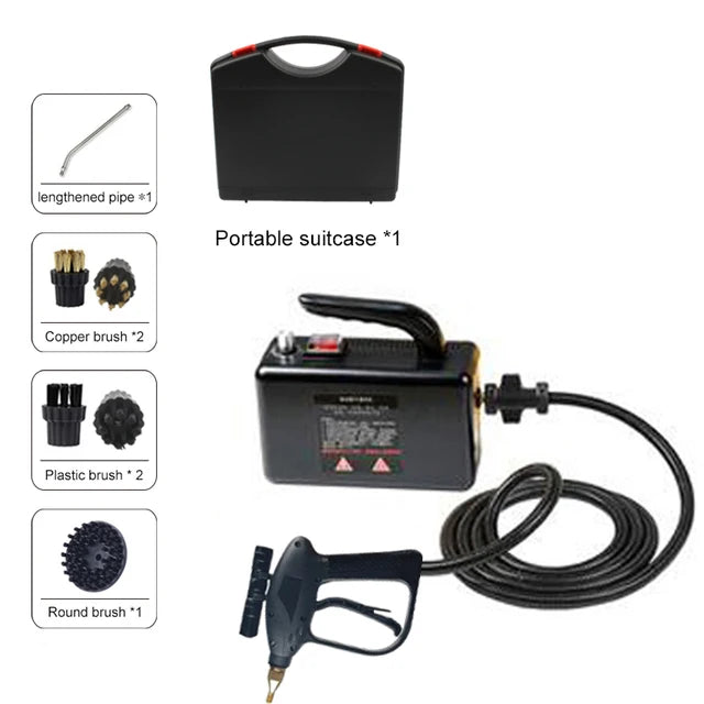 High-Temperature Home Steam Cleaner – Sterilization for Air Conditioning, Kitchen Hood & Car, 110V/220V