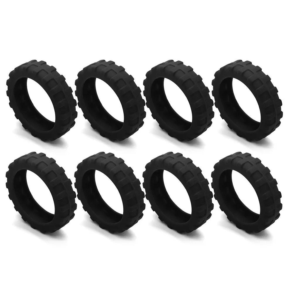 Universal Silicone Luggage Wheel Covers — Travel Suitcase Caster Protector, Noise & Wear Reduction