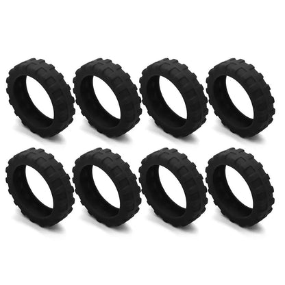 Universal Silicone Luggage Wheel Protectors – Travel Suitcase Caster Covers to Reduce Wear & Noise