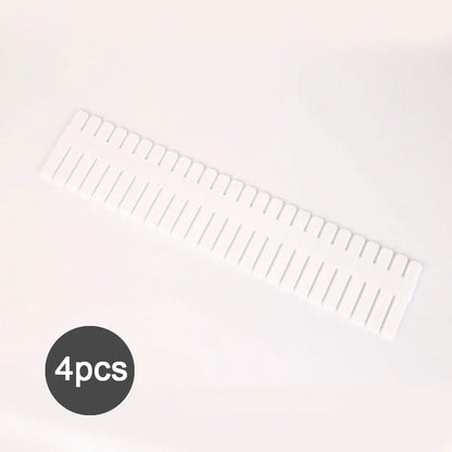 4/8PCS Adjustable Drawer Dividers – Durable Storage Organizer for Socks, Underwear, Cosmetics & Clothes