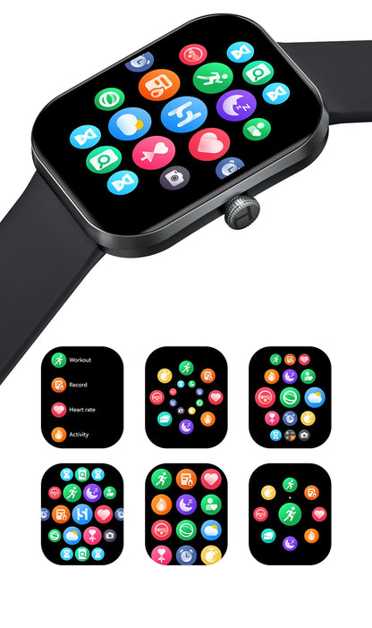 HAYLOU Watch S6 Smartwatch — 2.01" HD Display, Bluetooth Voice Calls, IP68 Waterproof Fitness Tracker
