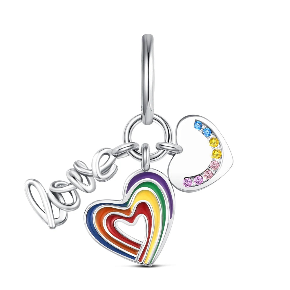 925 Sterling Silver Robot & Sea Turtle Charms Pendant — Moon Bead Bracelet Accessory, DIY Fashion Jewelry Gift for Women