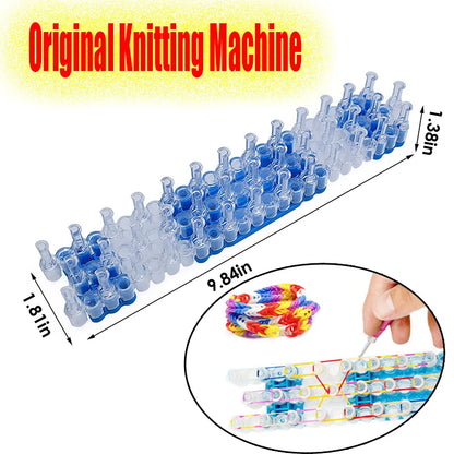 Loom Rubber Bands Bracelet Kit – DIY Woven Lacing & Knitting Craft Toy Gift for Kids