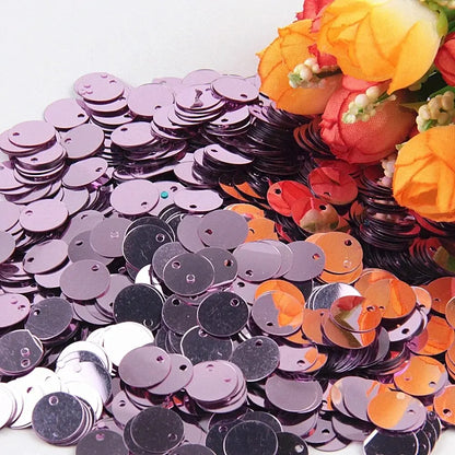 Large Round Flat Sequin Paillettes 10–30mm Loose Glitter Sequins for DIY Crafts, Kids Dance & Decoration 10g Pack