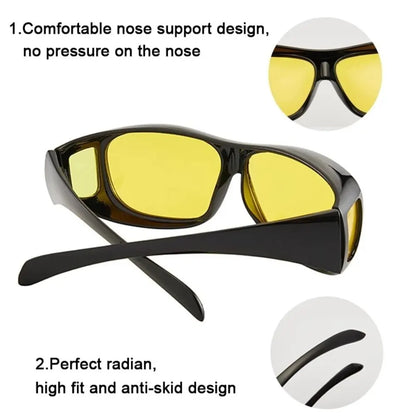 Drivers Goggles: Night Vision Glasses Anti-Glare Car Driving Sunglasses - Interior Accessory Protective Gears, NEW