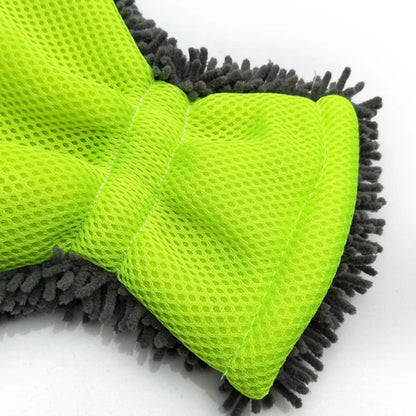 5-Finger Soft Car Washing Gloves - Cleaning Brush for Car and Motorbike, Drying Towels, Car Styling