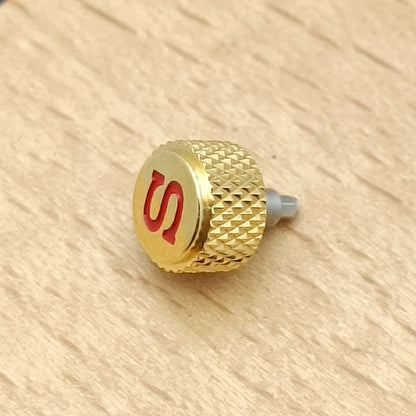 Silver, Gold & Black Watch Crown — Replacement for NH34/NH35/NH36 Movements SKX007