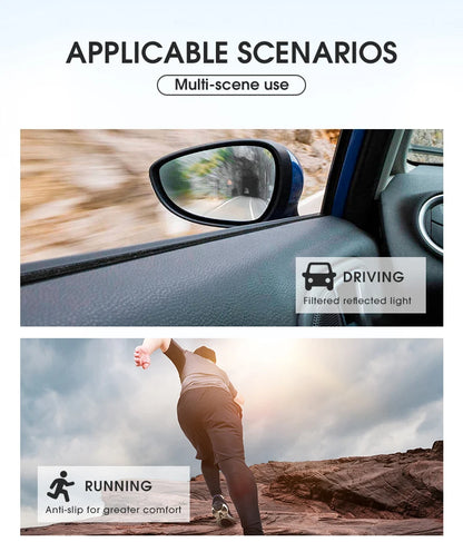 KAPVOE Polarized Sunglasses – Men & Women Fishing, Hiking, Driving, Cycling, and Sports Eyewear