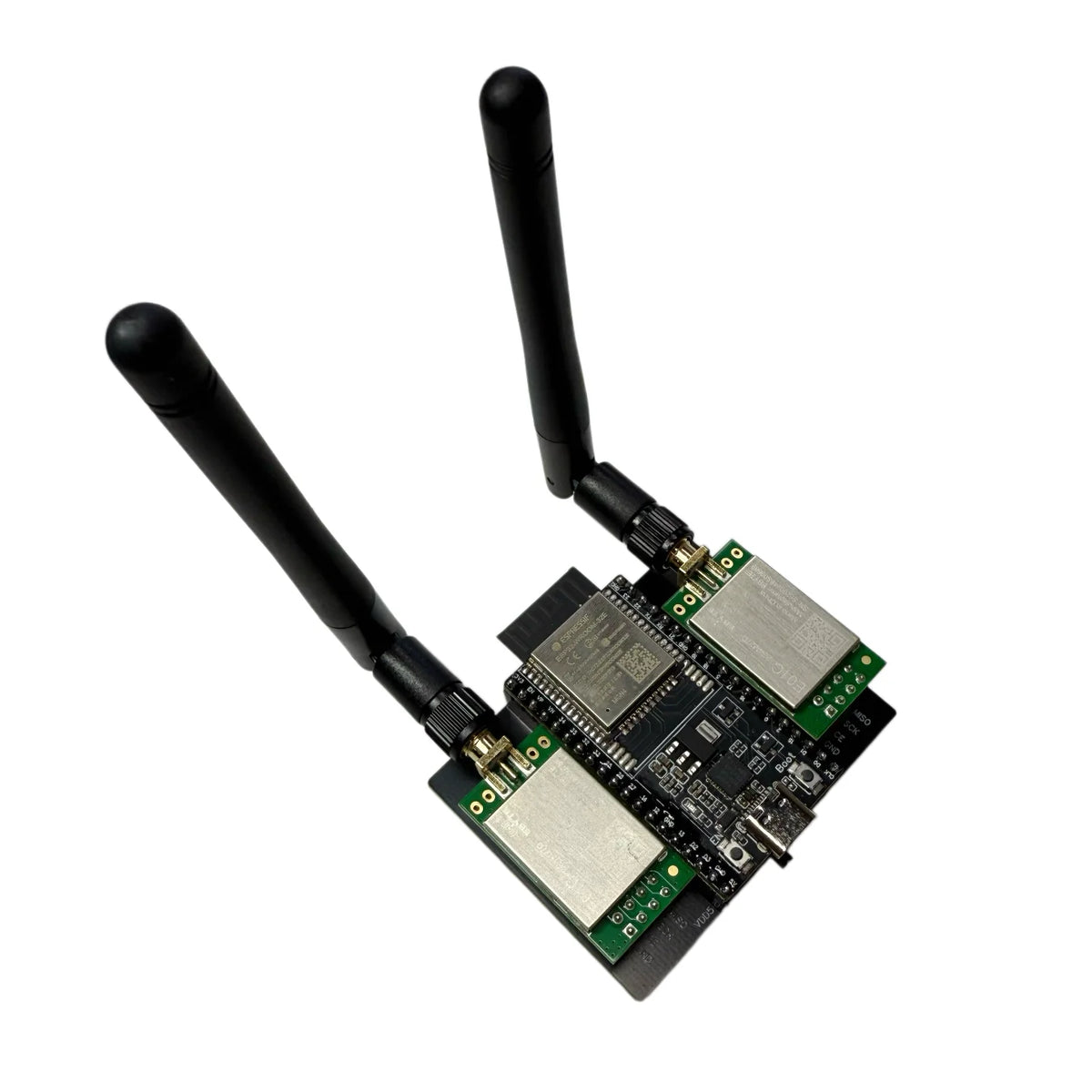 NRF24L01 High-Power Wireless Module Kit - ESP32 DevKitC, E01C & 5V 2A Power Supply for 2.4GHz Testing